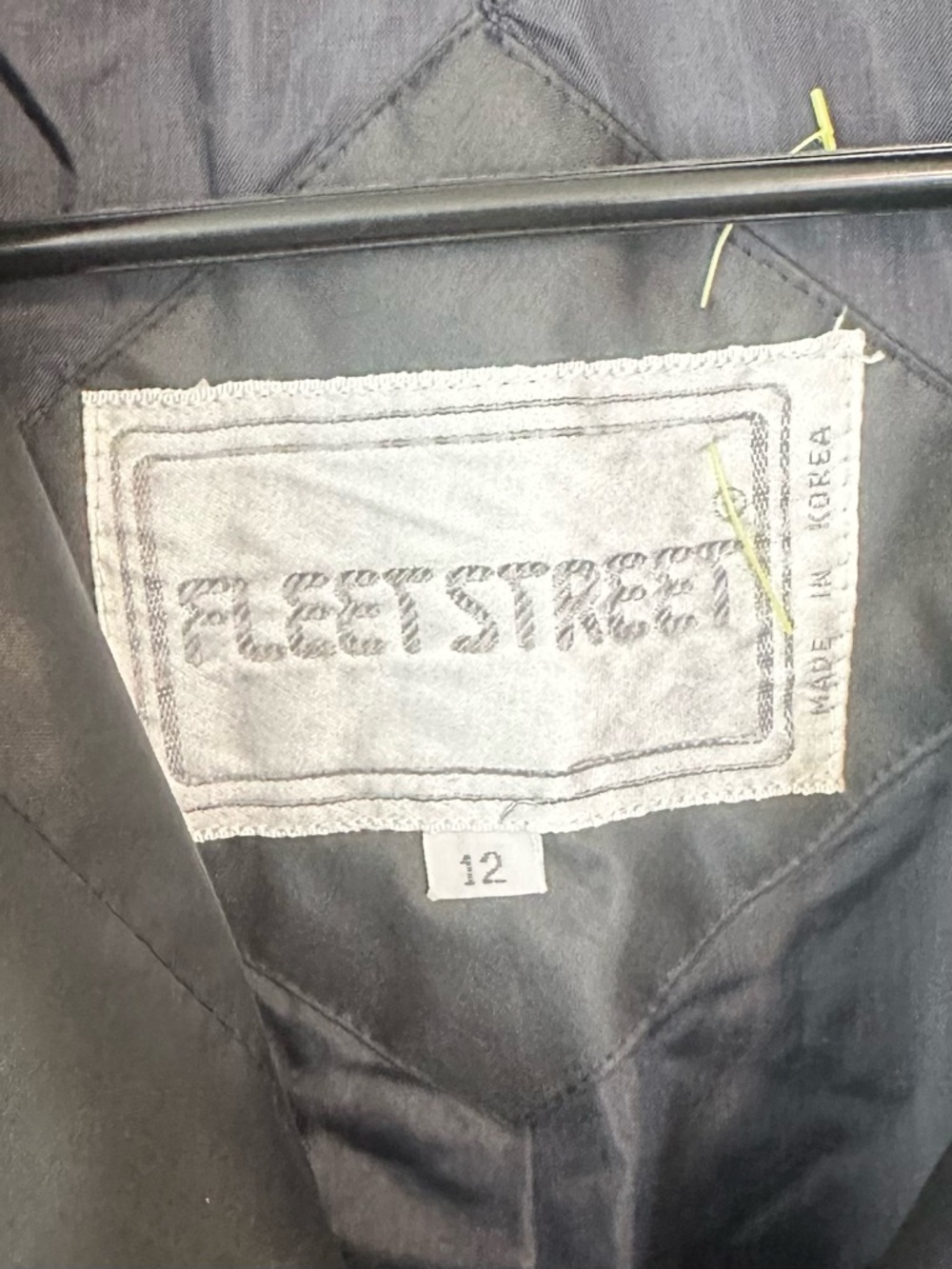 Fleet Street Classic Black Long Trench Coat - Size: 12 - Picture 2 of 9